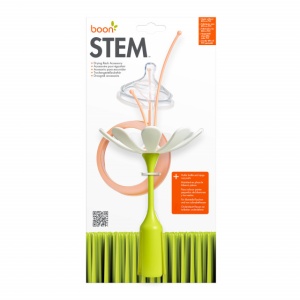 Boon, accesoriu uscare vase bebelusi, Stem, alb, nu contine ftalati