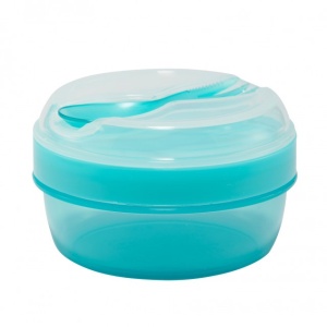 Caserola compartimentata N'Ice Box cu disc racire, Carl Oscar, 0.3l, bleu