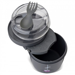 Caserola compartimentata N'Ice Box cu disc racire, Carl Oscar, gri