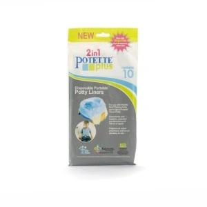 Potette Plus, Pungi de unica folosinta pentru olita portabila, 10 buc/set