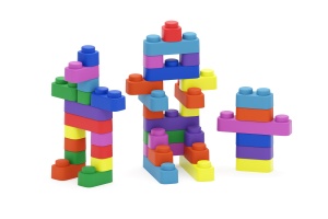 Set cuburi moi cu roți Gerardo’s Toys 21 piese – jucărie educativă senzorială soft pentru bebeluși 6+ luni | cuburi construcție sigure, motricitate, vehicule, material antibacterian - Img 3