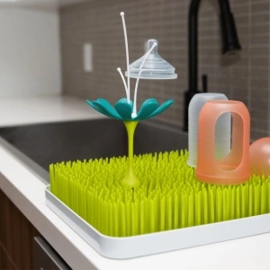 Boon, accesoriu uscare vase bebelusi, Stem, teal, nu contine ftalati