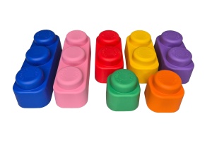 Set cuburi moi Gerardo’s Toys 10 piese – jucărie educativă senzorială soft pentru bebeluși 6+ luni | cuburi construcție sigure, motricitate, material antibacterian - Img 12