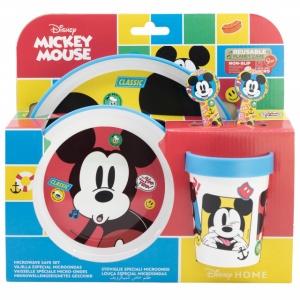 Set de masă premium antiderapant 5 piese Mickey Mouse® Fun-Tastic - Img 2