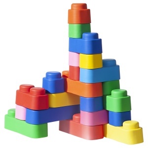 Set de construcție cuburi moi Gerardo’s Toys 42 piese – jucărie educativă senzorială soft pentru bebeluși și copii 6+ luni | cuburi sigure, motricitate, creativitate, material antibacterian - Img 5