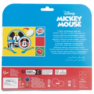 Set de masă premium antiderapant 5 piese Mickey Mouse® Fun-Tastic - Img 3
