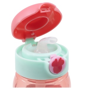 Sticlă din plastic cu pai, 510 ml, cu capac automat, Minnie Mouse - Img 4