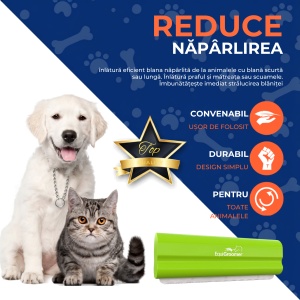 EasyGroomer 5" (12,7 cm) by EquiGroomer – Perie profesională de îngrijire pentru câini, pisici și alte animale mici, potrivită tot timpul anului, excelentă în perioada de năpârlire, lamă din oțel, mâner din lemn, culoare verde-lime - Img 4