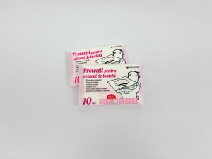 Protecție igienică de toaletă pentru copii și adulți, pachet 10 buc