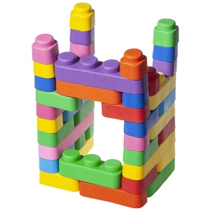 Set cuburi moi de construcție premium Gerardo’s Toys – 71 piese | Bio, antibacteriene cu ioni de argint, pentru 6+ luni, fabricate în UE (Estonia) - Img 7