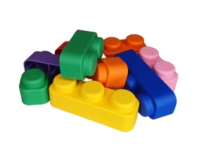 Set cuburi moi Gerardo’s Toys 10 piese – jucărie educativă senzorială soft pentru bebeluși 6+ luni | cuburi construcție sigure, motricitate, material antibacterian - Img 7