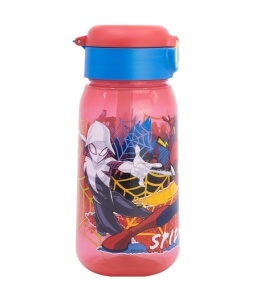 Sticlă din plastic cu pai, 510 ml, cu capac automat, Spiderman - Img 3