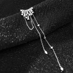Cercei Din Argint 925 model - Long Tassel - lungi cod ARG392H - Img 4