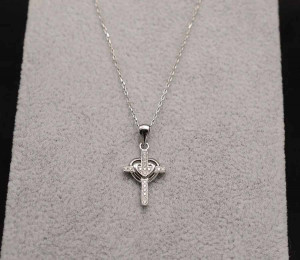 Lantisor si Cruciulita Din Argint Cod Arg136 - Img 3