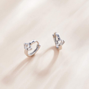 Cercei din argint -Crown ear buckles- ARG90C - Img 7