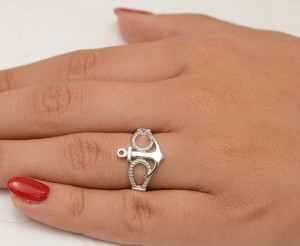 Inel Argint -- NAUTIC -- 925 CZ - Img 1