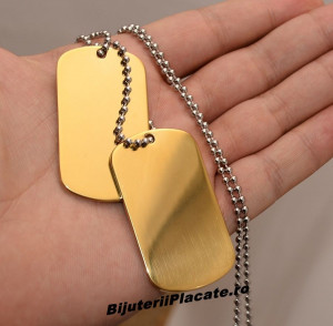 Lant inox Army(Dog Tag) cod LC198 - Img 2