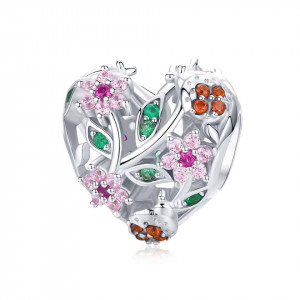 Charm Argint Talisman -INIMA Multicolora- CHA1094A - Img 1