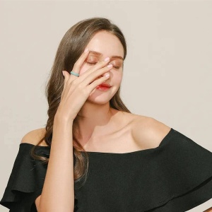 Inel din Argint 925 cu Pietre Turcoaz – Bijuterie Eleganta si Rafinata pentru Femei ARG313E - Img 2