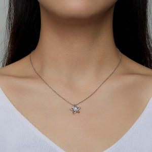 Lantisor Din Argint --- OPAL STAR --- Arg368E - Img 6