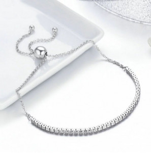 Bratara din argint Sparkling Tennis clear ARG75C - Img 3