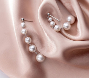 Cercei Din Argint cu Perla Model Lung 6 cm Elegante ARG197E - Img 5