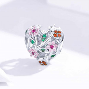 Charm Argint Talisman -INIMA Multicolora- CHA1094A - Img 2