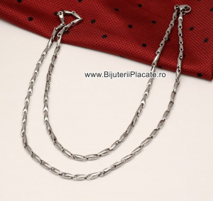Lant Byzantine Inox Finut Ton Argintiu L148A - Img 2