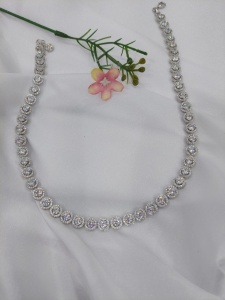 Set Colier și Brățară din Argint 925 cu Zirconii Pavate – Strălucire Elegantă și Design Fin SET 244E - Img 2