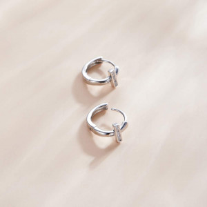 Cercei din argint -Triangular ear buckles- ARG85A - Img 4