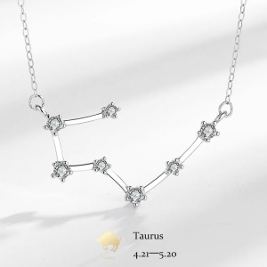 Colier Din Argint Constelatia TAUR Silver cod ARG02B - Img 1