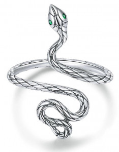 Inel Argint Reglabil Snake --- Model SARPE--- ARG405D - Img 2