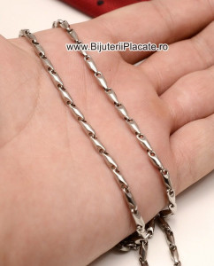 Lant Byzantine Inox Finut Ton Argintiu L148A - Img 3