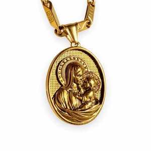 Medalion Imperial – Maica Domnului cu Pruncul cod LC15R