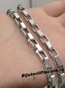 Set Lant si Bratara Cuban din Inox S188 - Img 2