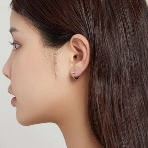 Cercei din argint -Triangular ear buckles- ARG85A - Img 5