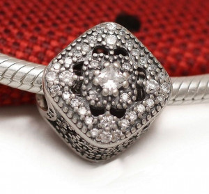 Charm Argint 925 -Piatra Transparenta- CHA1041 - Img 1