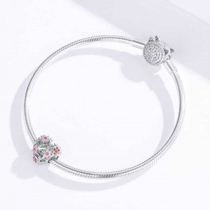 Charm Argint Talisman -INIMA Multicolora- CHA1094A - Img 4