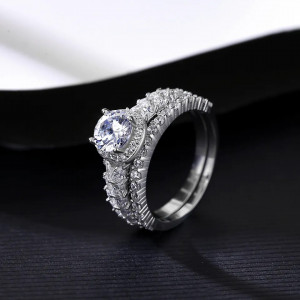 Inel Argint Set 2 in 1 Lady Thin Stack-- ARG357H - Img 2