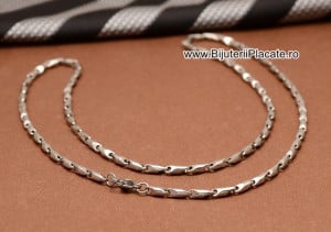 Lant Byzantine Inox Finut Ton Argintiu L148A - Img 4