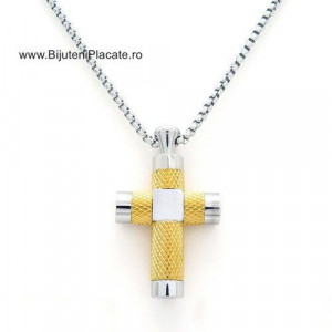 Lant inox si cruce model nou cod LC21D - Img 1