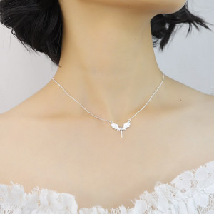 Lantisor Ingeras Din Argint 925 ---Angel Wings -- ARG04D - Img 4