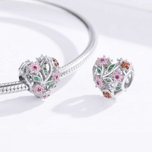 Charm Argint Talisman -INIMA Multicolora- CHA1094A - Img 5
