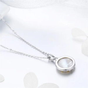 Colier din argint Arborele vietii cu aur placat cod ARG 407D - Img 4