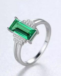 INEL Argint Cu Zirconiu --Smarald Green-- ARG50C - Img 1