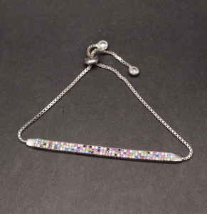 Bratara din argint Sparkling Multicolora Glamour ARG185A - Img 4
