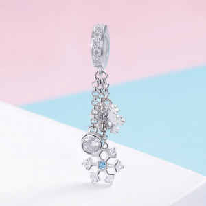 Charm Argint 925 -Snowflake -CHA1030C - Img 2