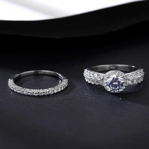 Inel Argint Set 2 in 1 Lady Thin Stack-- ARG357H - Img 4