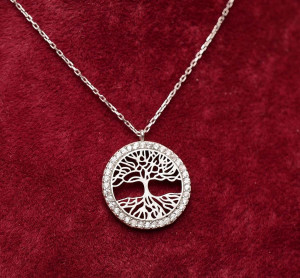 Lantisor Din Argint -- TREE OF LIFE-- ARG150A - Img 2