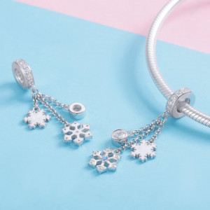 Charm Argint 925 -Snowflake -CHA1030C - Img 3